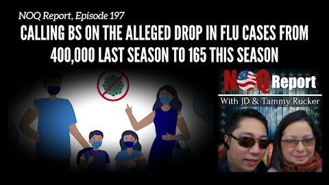 Calling BS on the alleged drop in flu cases from 400,000 last season to 165 this season