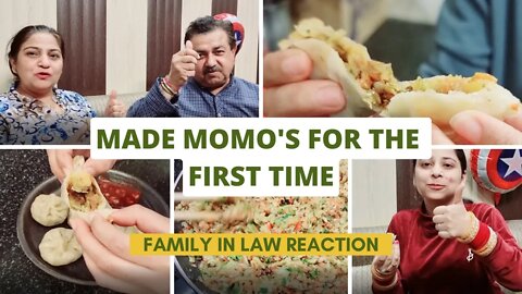 I Made MoMo🥟 First Time | FAMILY IN LAW REACTION | Lần đầu làm há cảo nhà chồng Ấn Độ khen ngon