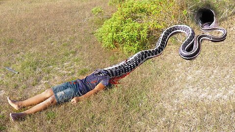 Primitive technology - Build Underground Snake Trap Using Tray & Chicken Catch Big Snake #snaketrap