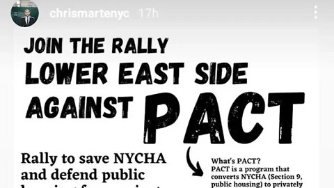 The Lower East Side Rally Aganist Pact Grand St&Essex St Hosted @ChrisMarteNYC 10/24/2022 @RPPHNYC