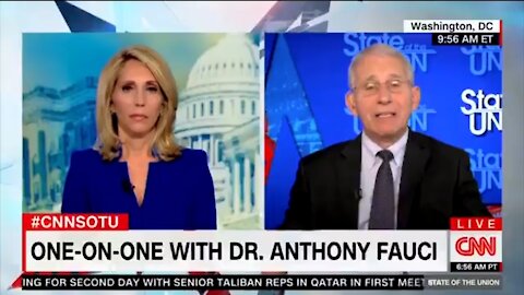 Fauci Can't Say When VACCINATED People Can Be Inside Without Masks