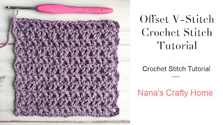 Offset V Stitch Crochet Stitch Tutorial