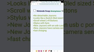 Nintendo swap leak