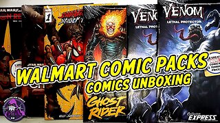 Opening Walmart Marvel 3 packs - Vol 14 - Venom Lethal Protector Star Wars Spider-Man & Ghost Rider