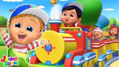 Train Song, Fun Vehicle Songs and Nursery Rhymes for Kids