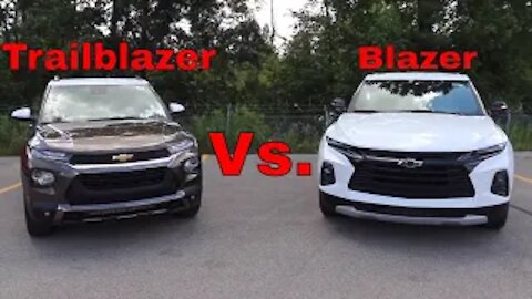 2021 Chevy Blazer Vs 2021 Chevy Trailblazer