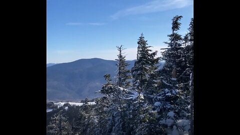 Winter Day Hike Up Mount Tecumseh