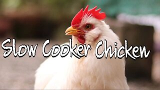 How to make slow cooker chicken #mealprep #slowcookerrecipe #youtube