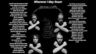 Metallica-Wherever I May Roam-Metallica lyrics [HQ]