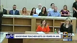 Goodyear teacher sentenced to 20 years in prison for sexual contact with boy