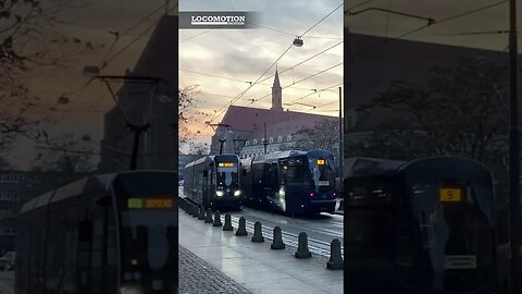 Wrocław Trams - Polish streetcars #shorts #trams #railway #railfans #train