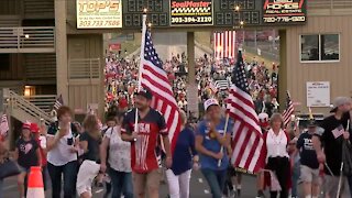 Hundreds attend 'Stop the COVID Chaos' rally at Bandimere Speedway