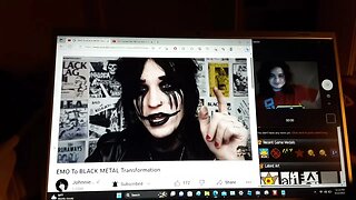 Reaction to EMO to BLACK METAL Transformation by Johnnie Guilbert