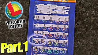 TREMENDOUS TWO MILLION-Wisconsin Lottery!! 2 Million PRIZE!! Entire book sipping on wine