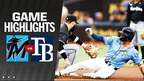 Marlins vs Rays / Game Highlights (7/31/24) / MLB Highlights