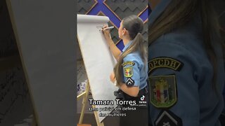 Uma Policial em defesa das Mulheres - SD PMRR TAMARA TORRES