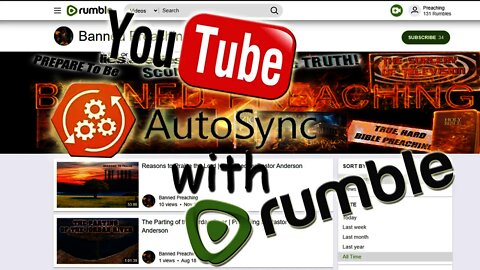 Creating a Rumble Account & Syncing Your YouTube Account to it to Automatically Transfer all Videos!