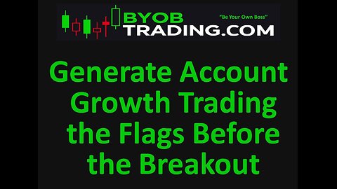 February 6th, 2024 BYOB Generate Account Growth Trading the Flags before the Breakout.
