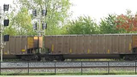 CSX E808 Empty Coal Train from Fostoria, Ohio October 10, 2020