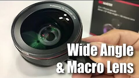 110° Super Wide Angle + Macro Clip On Lens for iPhone Smartphones by BC Master Review