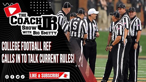 FOOTBALL REFEREE'S RUING THE GAME? | FULL INTERVIEW WITH REF | THE COACH JB SHOW