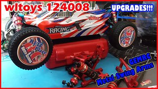 July the 4th Upgrades - Red White and Blue Baby!!! wltoys 124008