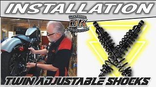 EZ Premium Twin Adjustable Shocks For Harley's