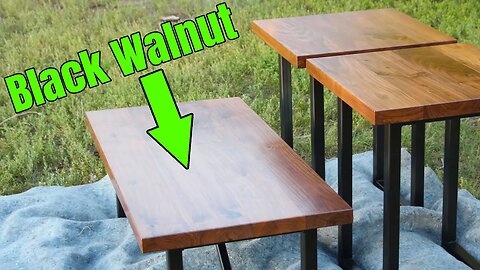 Making a Black Walnut Coffee Table with Matching End Tables | Handmade Furniture