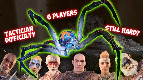 6 Players VS Spider Queen | Baldur's Gate 3 #baldursgate3