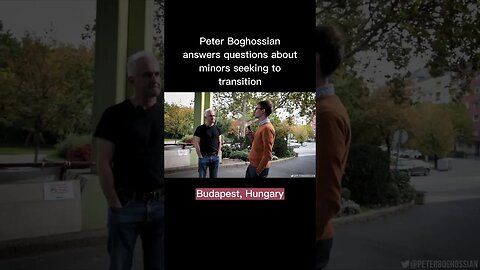 Peter Boghossian gives HIS stance on child sex changes #transkids #streetepistemology #reaction