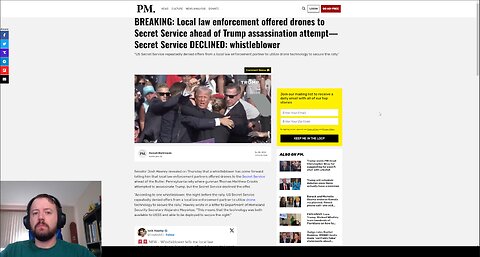 Whistleblower Says USSS DECLINED Drones From Local LE, Trump Leading Kamala, Rachel Maddow SUED