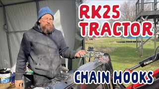 Welding Chain Hooks on RK25 Tractor - E79