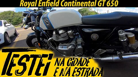 Royal Enfield Continental GT 650: Testei na cidade e na ESTRADA