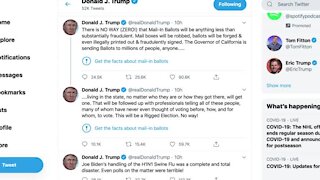 Twitter fact-checks Trump tweet for the first time (b95)