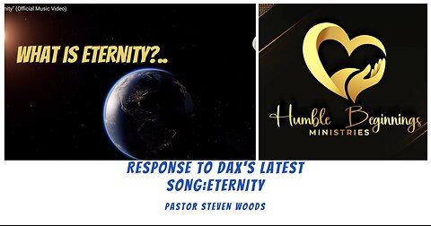 Response to Dax Latest song "Eternity"| Pastor Steven Woods