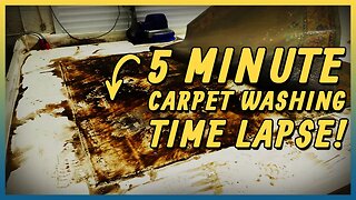 From Filthy to Brand New in Under 5 Minutes | Carpet Cleaning Time Lapse