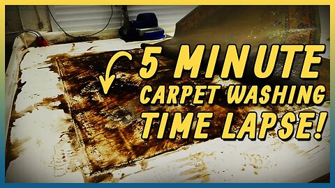 From Filthy to Brand New in Under 5 Minutes | Carpet Cleaning Time Lapse