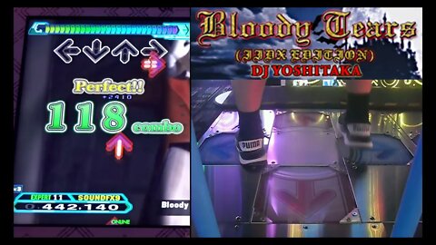 Bloody Tears (IIDX EDITION) - EXPERT(11) - AAA#102 (SDG) on Dance Dance Revolution A20 PLUS (AC, US)