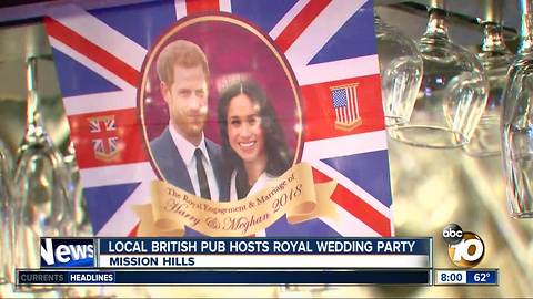 Local pub hosts royal watch party