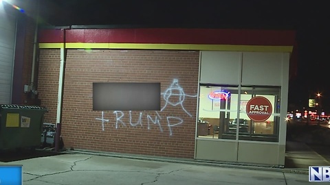 Green Bay Police investigate several incidents of anti-Donald Trump graffiti