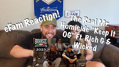 The Real Mr. Homicide "Keep It OG" Ft. Rich G & Wicked (eFamily Reaction!)