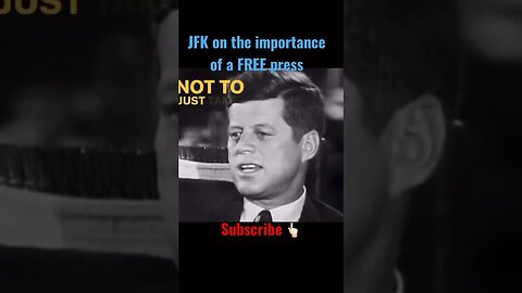 🐐JFK WAS THE MAN!🐐#jfk #1stamendment #freespeech #freepress #subscribe 🇺🇸