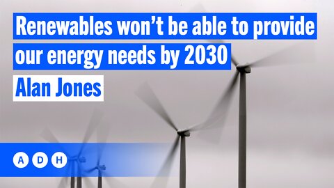 Renewables won’t be able to provide our energy needs by 2030 | Alan Jones