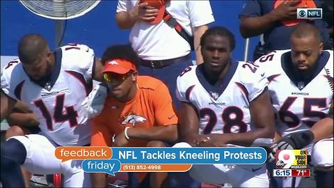 Feedback Friday: NFL tackles kneeling protests