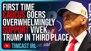 First Time Caucus Goers OVERWHELMINGLY Support Vivek, Trump In THIRD Place