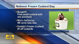 Celebrate National Frozen Custard Day with these deals