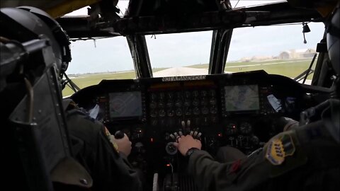 U.S. B-52H Stratofortress takes off for a Cope North Sortie