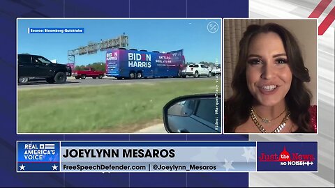 Joeylynn Mesaros says Biden-Harris staff are suing her for driving next to Biden bus in Trump train