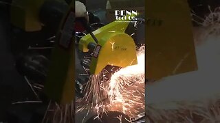 Chop Saw Cutting Metal