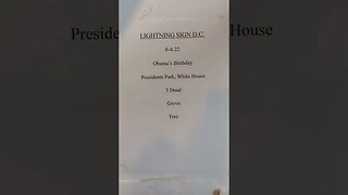 Lightning Fire Sign D.C